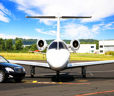 AdobeStock_45896235 S Class & Lear Jet